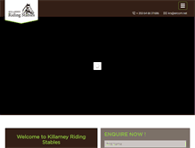 Tablet Screenshot of killarneyridingstables.com